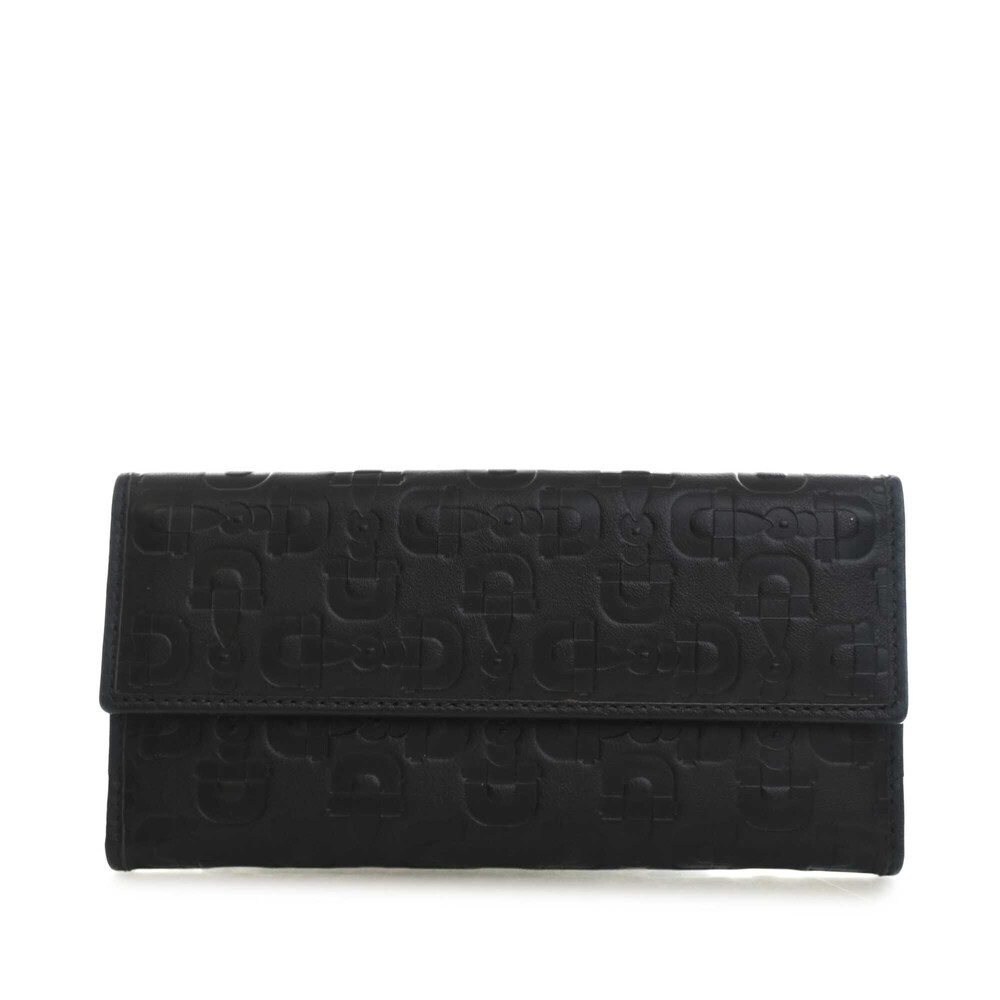 Pre-Loved Gucci Horsebit Embossed Calfskin Long Wallet